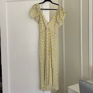 Zara Polka Dot Midi Dress